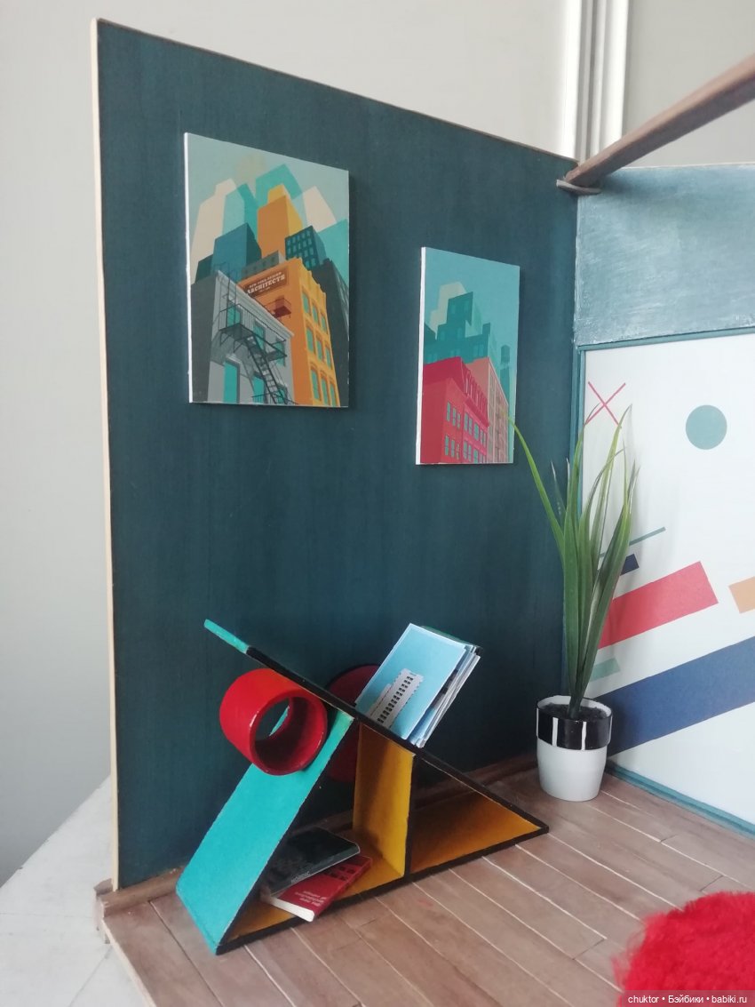 Абстрактный румбокс — Румбоксы и кукольные интерьеры: фото