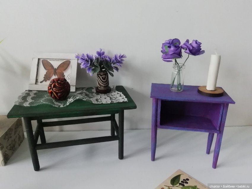 Прекрасная зелёная — Румбоксы и кукольные интерьеры: фото