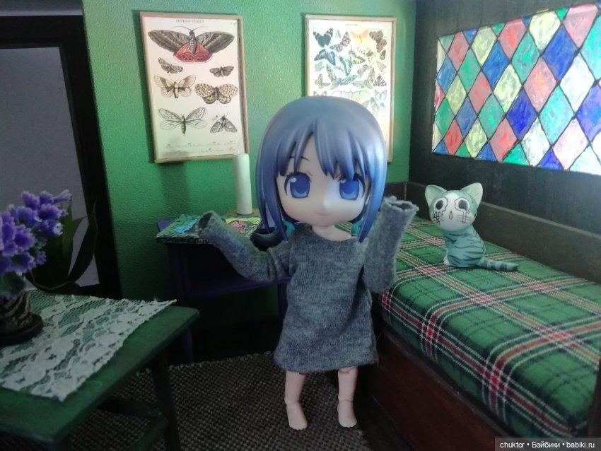 Прекрасная зелёная — Румбоксы и кукольные интерьеры: фото