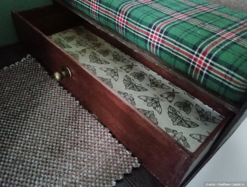 Прекрасная зелёная — Румбоксы и кукольные интерьеры: фото (фото 8)