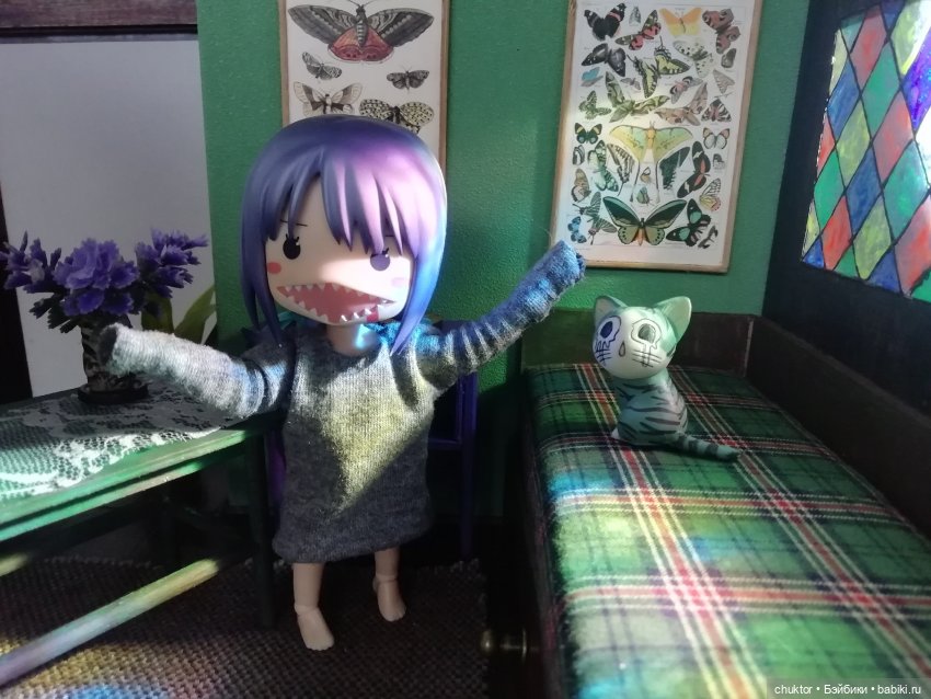 Прекрасная зелёная — Румбоксы и кукольные интерьеры: фото