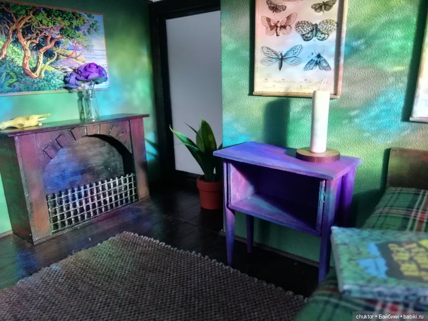 Прекрасная зелёная — Румбоксы и кукольные интерьеры: фото