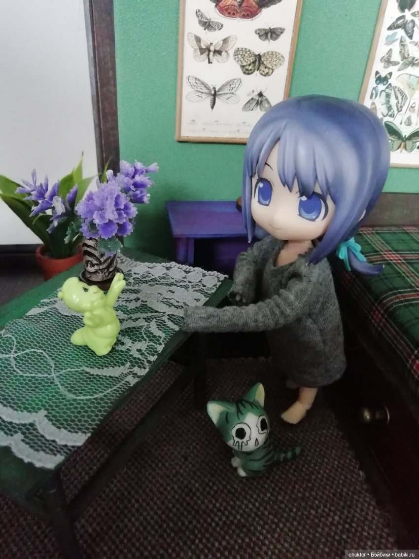 Прекрасная зелёная — Румбоксы и кукольные интерьеры: фото