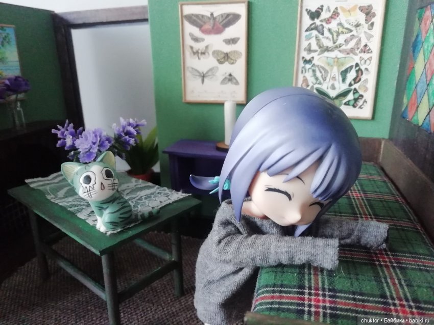 Прекрасная зелёная — Румбоксы и кукольные интерьеры: фото