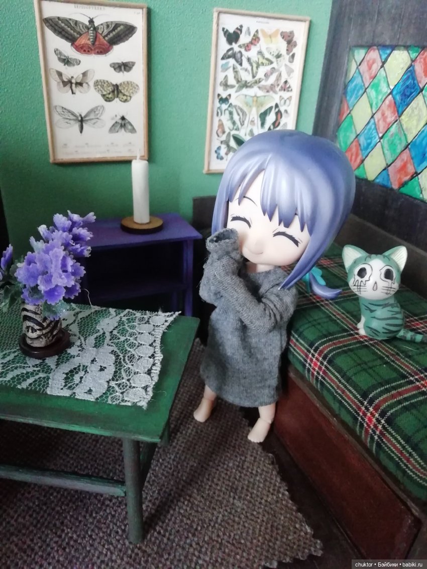 Прекрасная зелёная — Румбоксы и кукольные интерьеры: фото