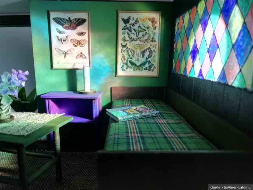 Прекрасная зелёная — Румбоксы и кукольные интерьеры: фото