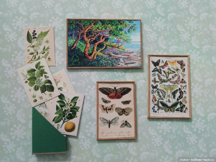 Прекрасная зелёная — Румбоксы и кукольные интерьеры: фото