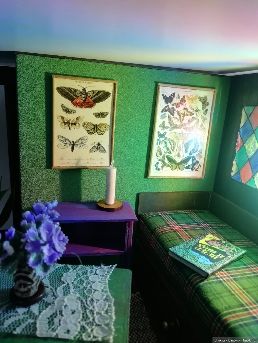 Прекрасная зелёная — Румбоксы и кукольные интерьеры: фото