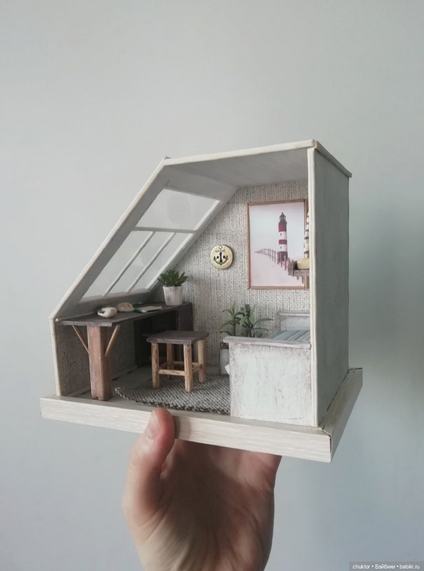 Белый карлик — Румбоксы и кукольные интерьеры: фото (фото 2)