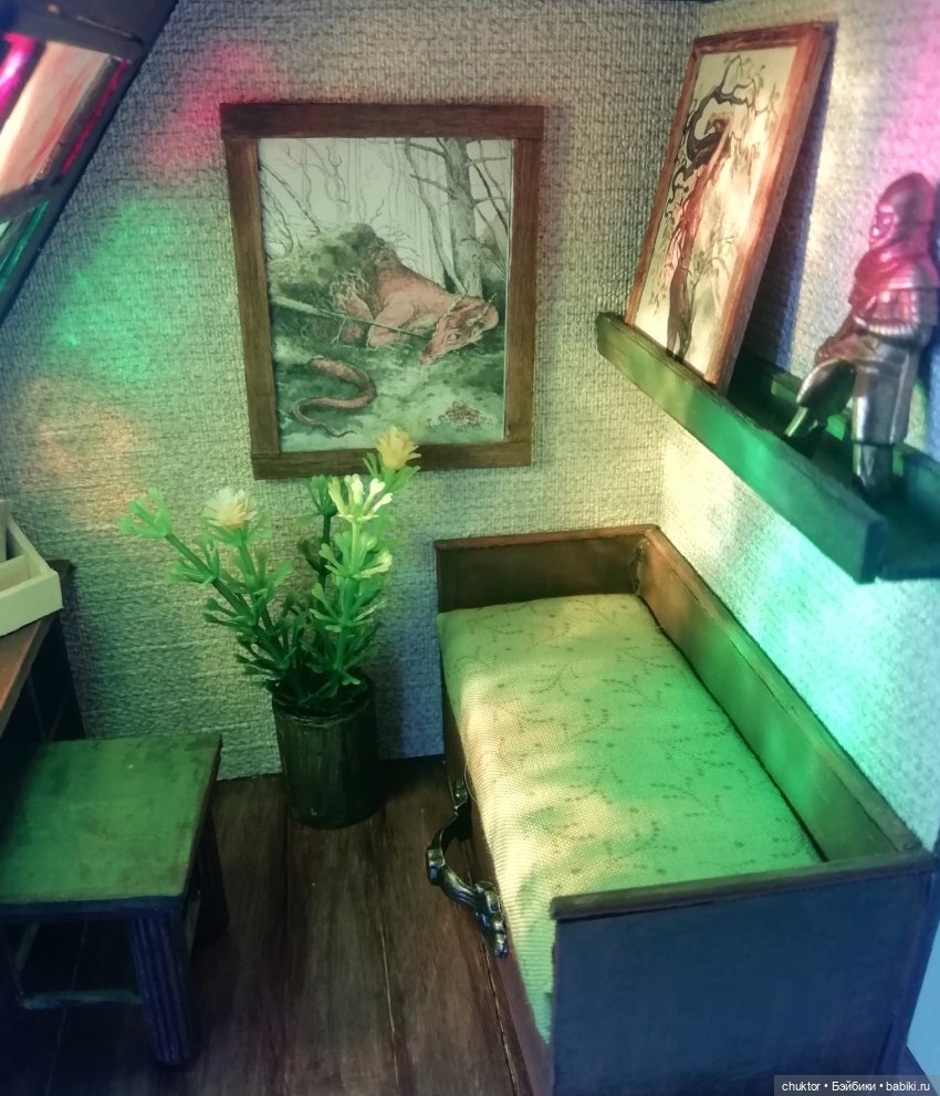 Домик для дракона — Румбоксы и кукольные интерьеры: фото