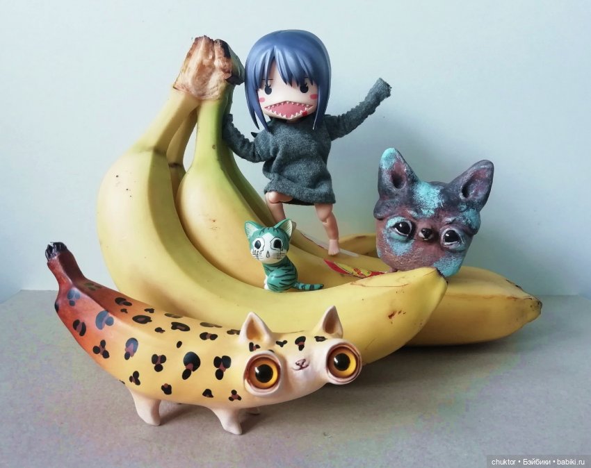 Хищный банан — Лепка авторских игрушек и папье (фото 8)