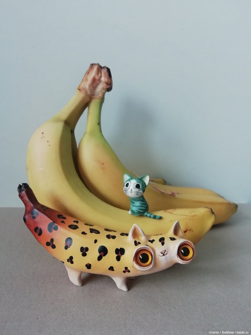 Хищный банан — Лепка авторских игрушек и папье (фото 5)