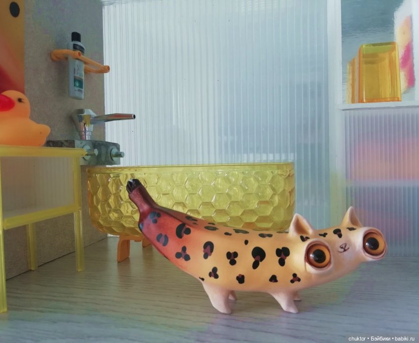 Хищный банан — Лепка авторских игрушек и папье (фото 3)