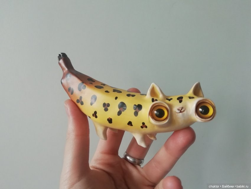 Хищный банан — Лепка авторских игрушек и папье (фото 2)