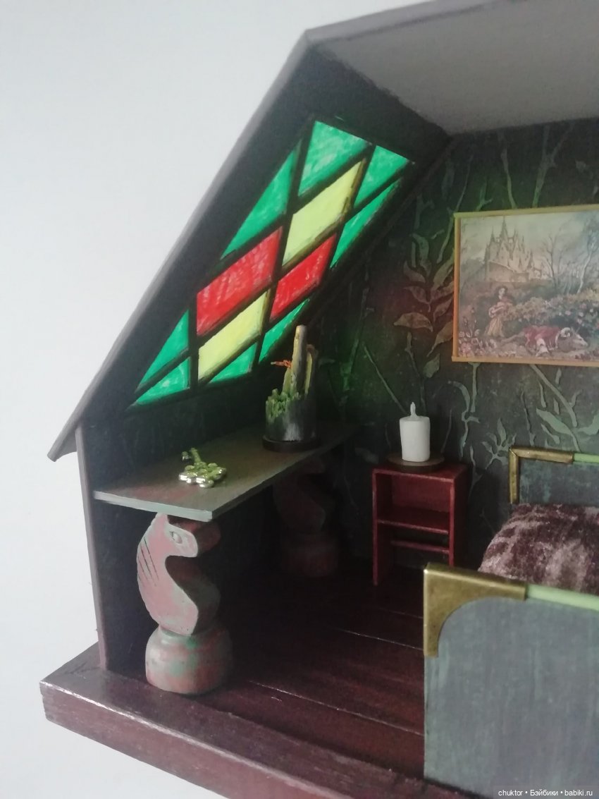 Мрачная сказка — Румбоксы и кукольные интерьеры: фото (фото 8)