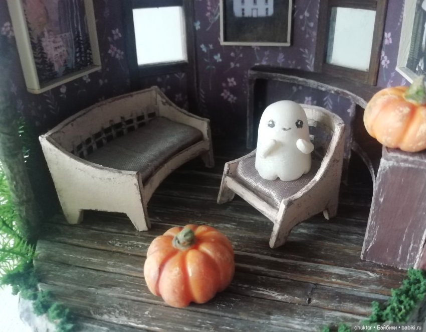 Дом с привидением | Бэйбики Дом с привидением — Кукольная миниатюра своими руками: еда