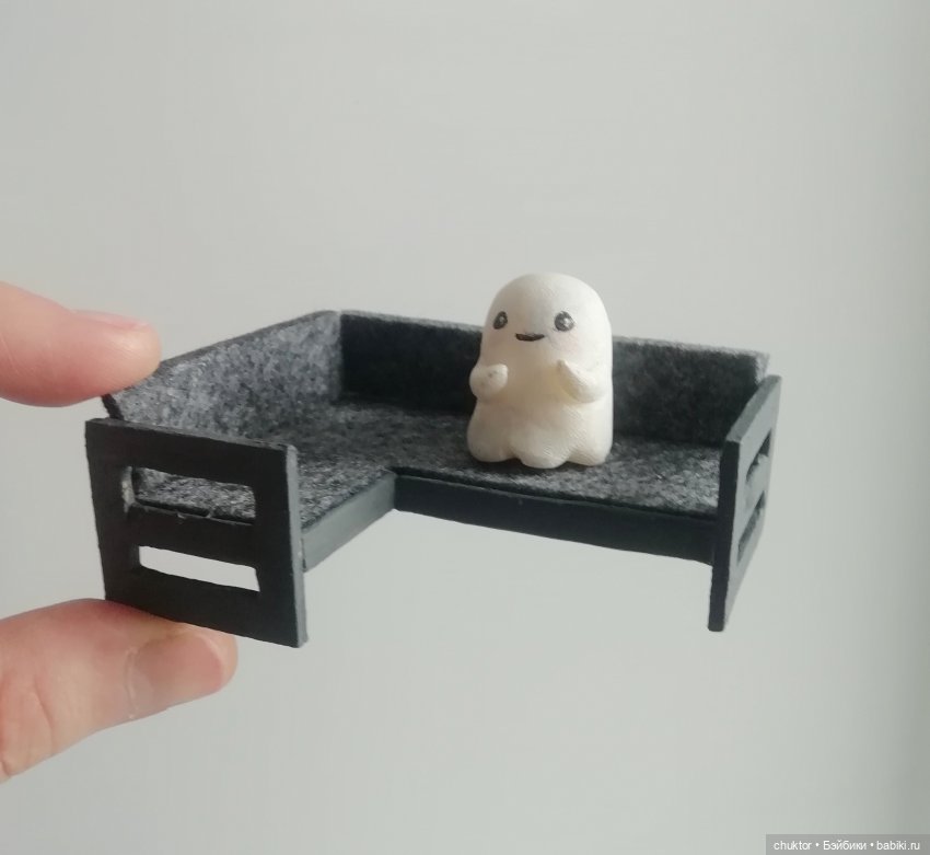 В чёрном-чёрном доме — Румбоксы и кукольные интерьеры: фото