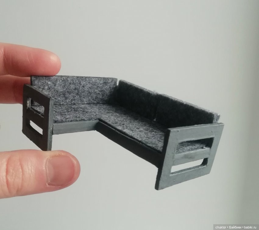 В чёрном-чёрном доме — Румбоксы и кукольные интерьеры: фото