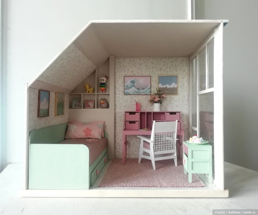 Место для принцессы — Румбоксы и кукольные интерьеры: фото (фото 7)