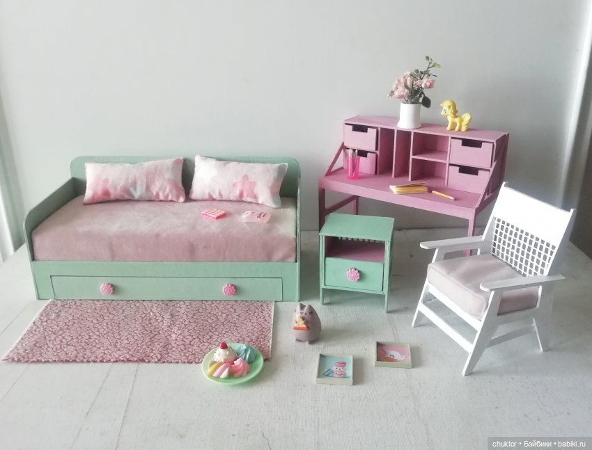 Место для принцессы — Румбоксы и кукольные интерьеры: фото