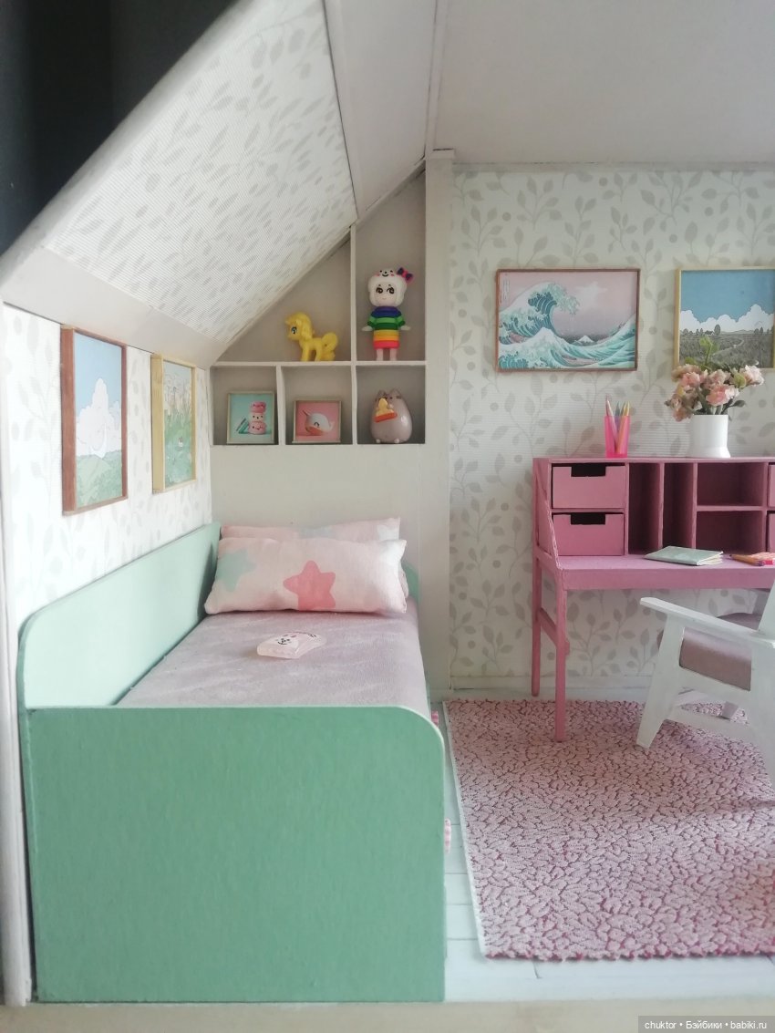 Место для принцессы — Румбоксы и кукольные интерьеры: фото