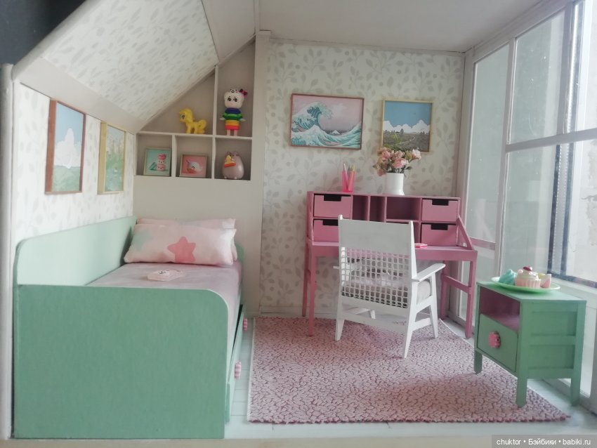 Место для принцессы — Румбоксы и кукольные интерьеры: фото