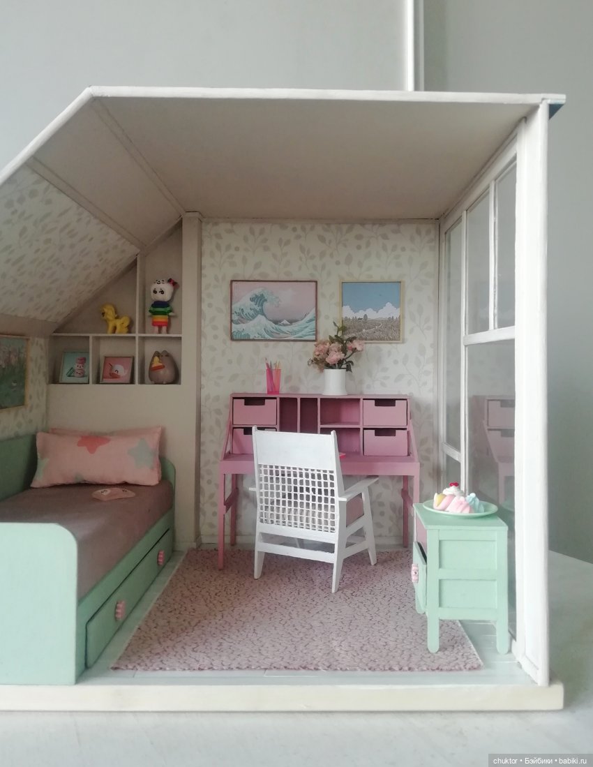 Место для принцессы — Румбоксы и кукольные интерьеры: фото (фото 8)