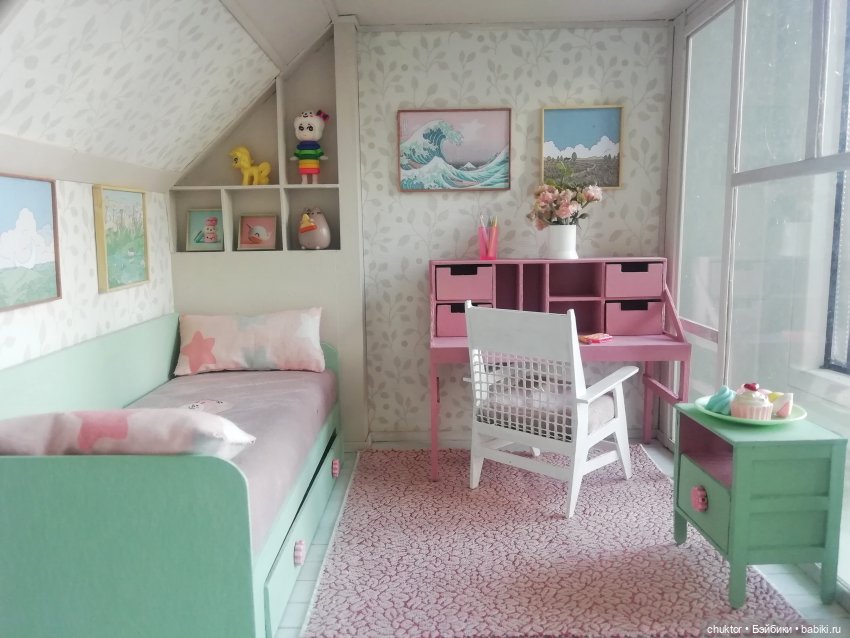 Место для принцессы — Румбоксы и кукольные интерьеры: фото