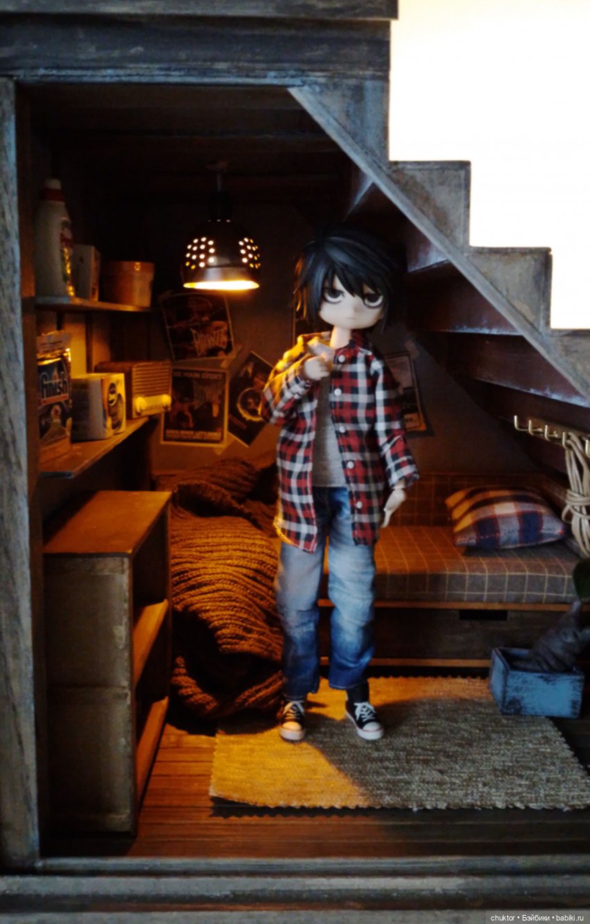 Под лестницей — Румбоксы и кукольные интерьеры: фото