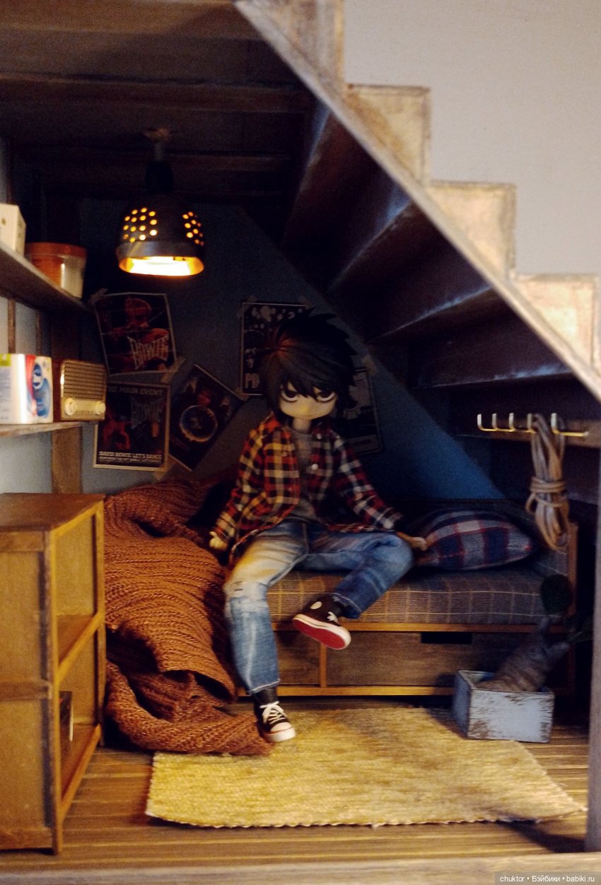 Под лестницей — Румбоксы и кукольные интерьеры: фото