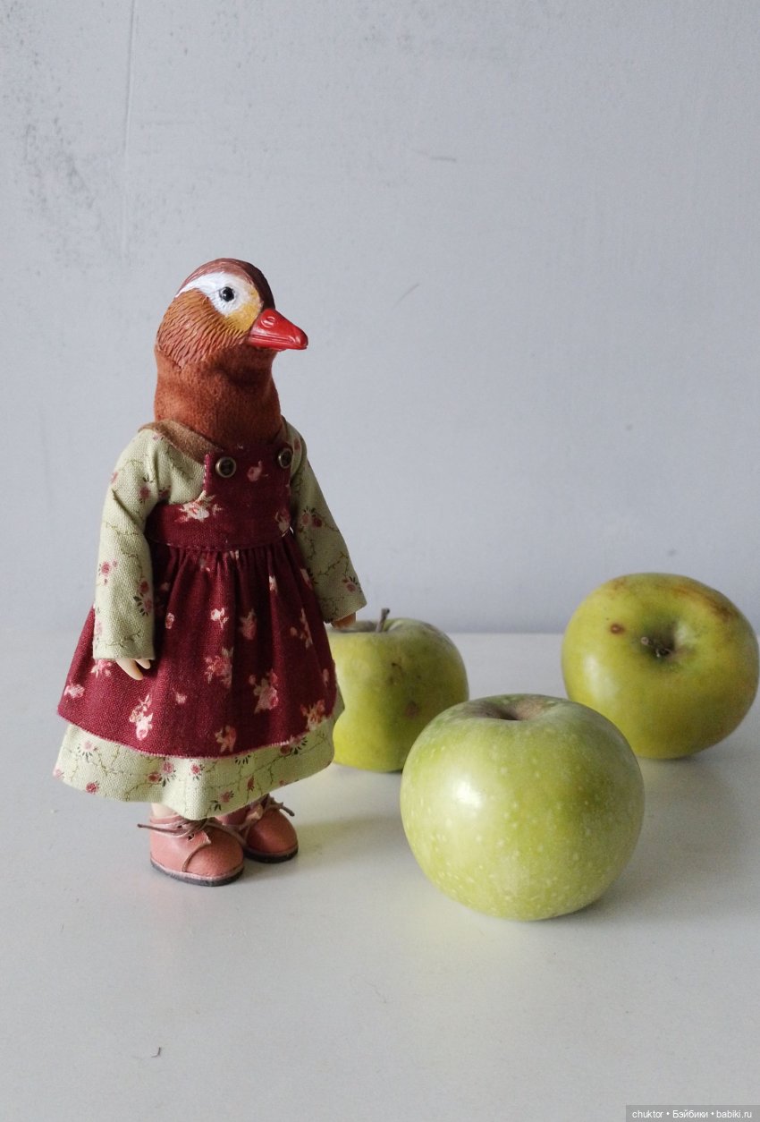 Утка с яблоками — Игровые куклы разных производителей (Разное): редкие бренды