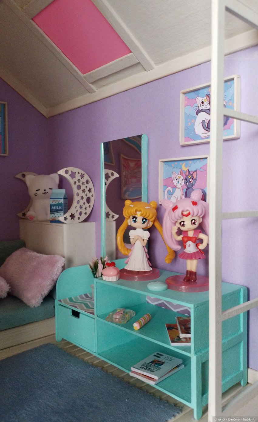 Во имя Луны и 8 bit — Румбоксы и кукольные интерьеры: фото