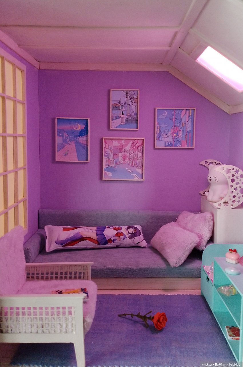 Во имя Луны и 8 bit — Румбоксы и кукольные интерьеры: фото