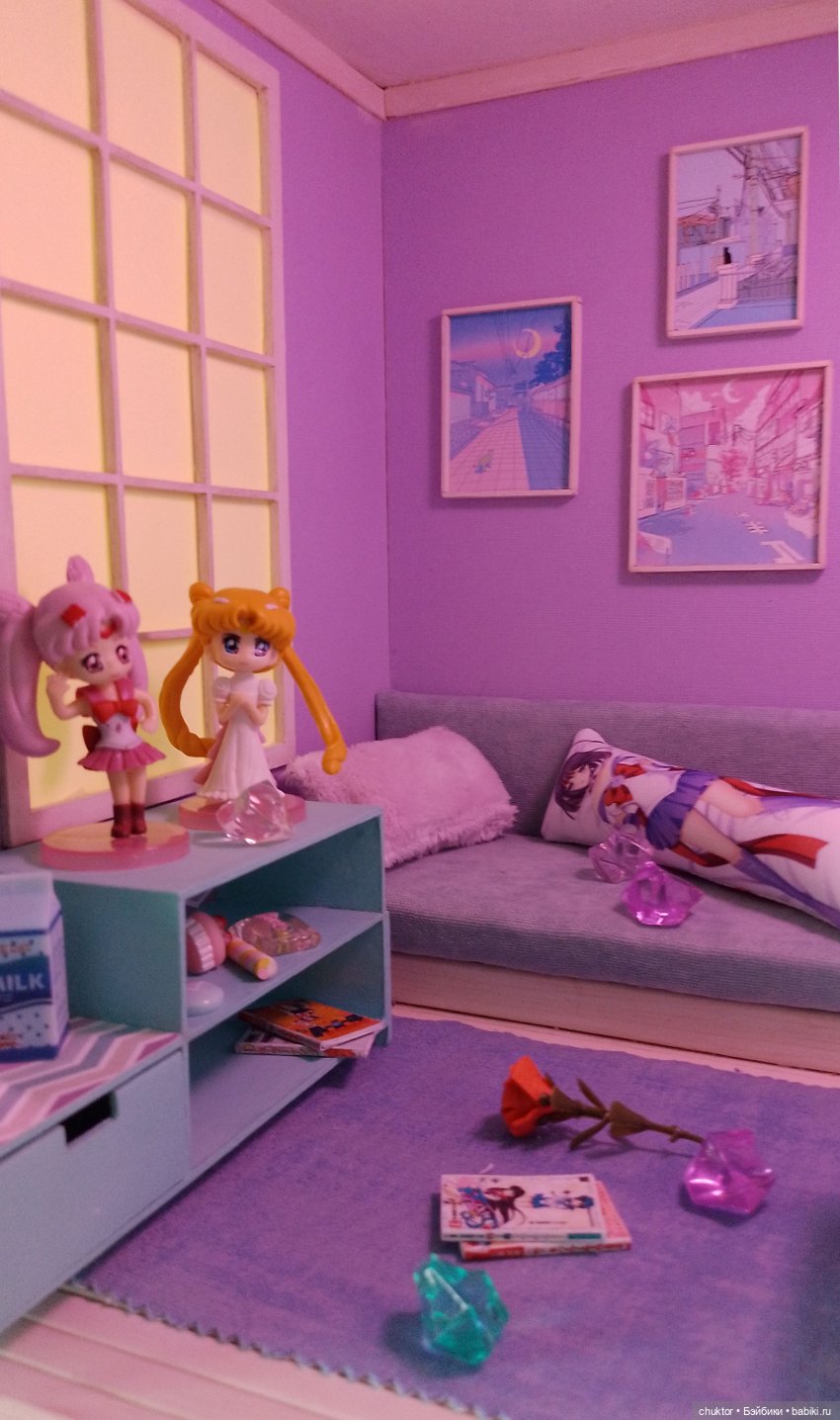 Во имя Луны и 8 bit — Румбоксы и кукольные интерьеры: фото