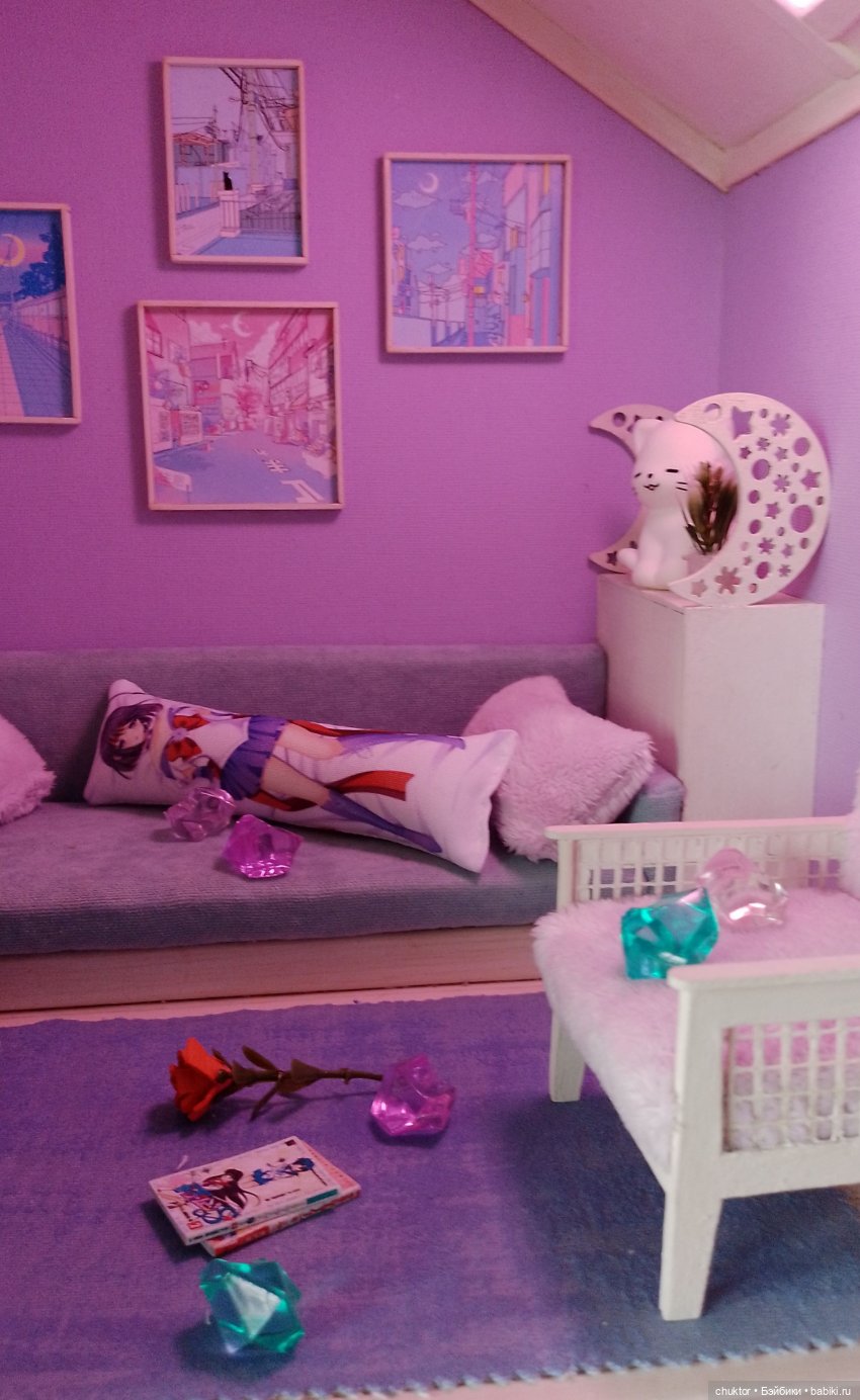 Во имя Луны и 8 bit — Румбоксы и кукольные интерьеры: фото