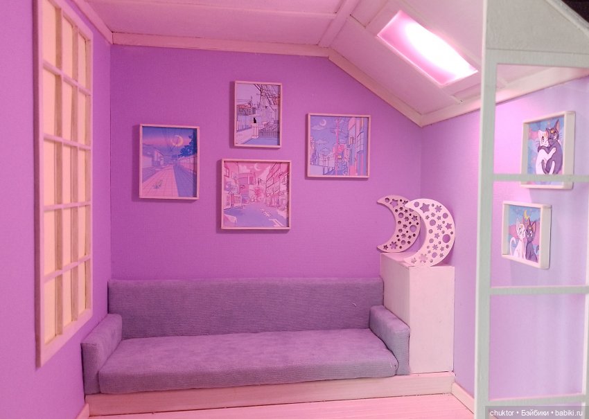 Во имя Луны и 8 bit — Румбоксы и кукольные интерьеры: фото