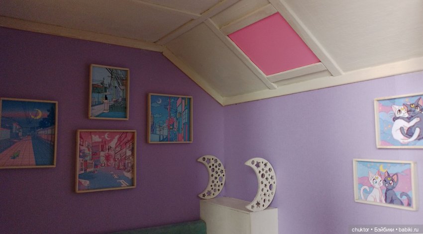 Во имя Луны и 8 bit — Румбоксы и кукольные интерьеры: фото