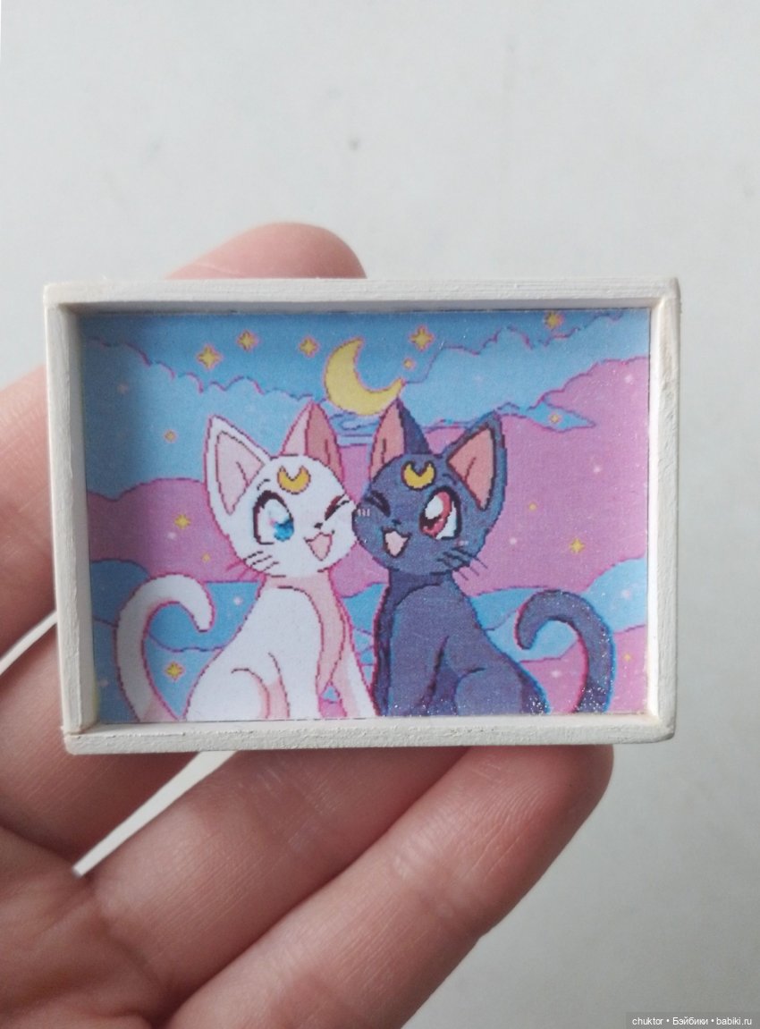 Во имя Луны и 8 bit — Румбоксы и кукольные интерьеры: фото (фото 10)