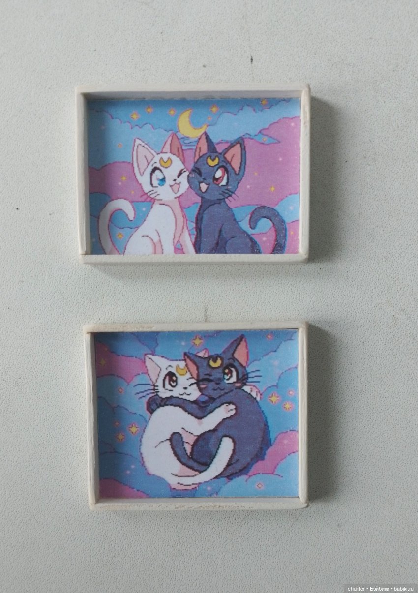 Во имя Луны и 8 bit — Румбоксы и кукольные интерьеры: фото (фото 5)