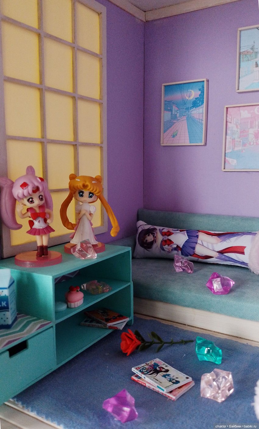 Во имя Луны и 8 bit — Румбоксы и кукольные интерьеры: фото