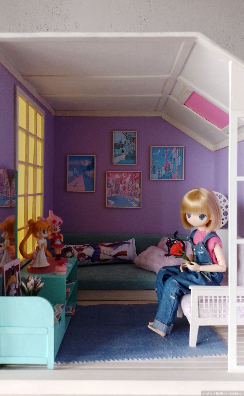 Во имя Луны и 8 bit — Румбоксы и кукольные интерьеры: фото