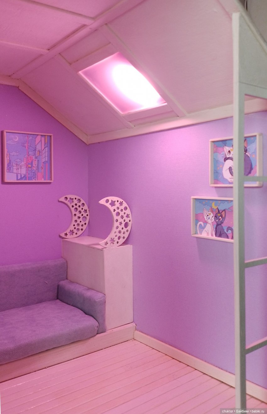 Во имя Луны и 8 bit — Румбоксы и кукольные интерьеры: фото