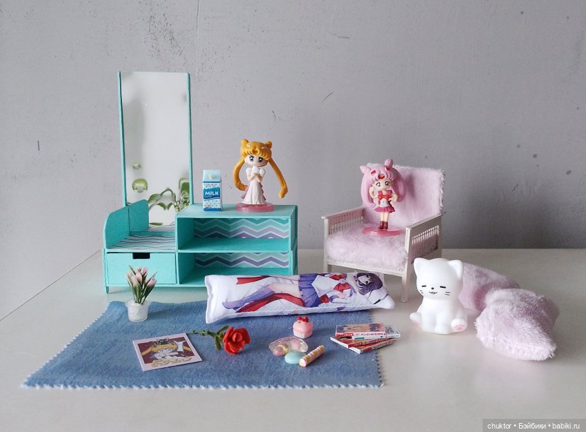 Во имя Луны и 8 bit — Румбоксы и кукольные интерьеры: фото