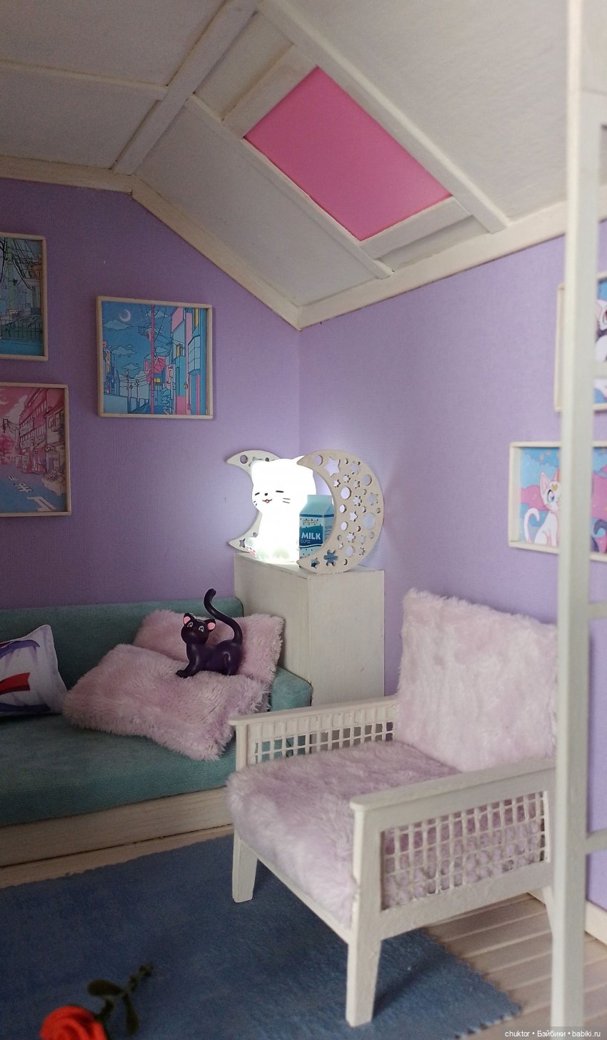 Во имя Луны и 8 bit — Румбоксы и кукольные интерьеры: фото