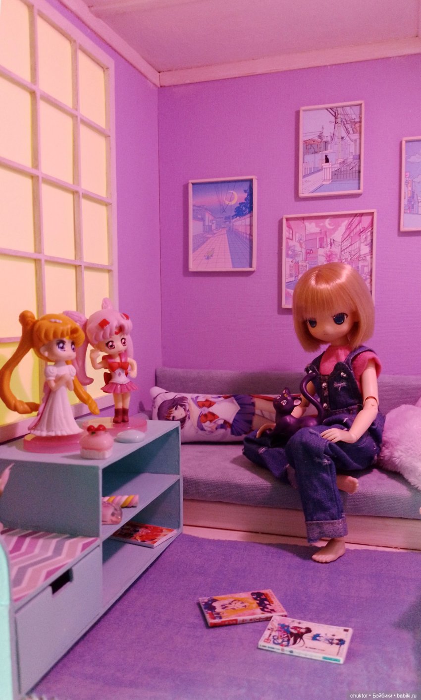 Во имя Луны и 8 bit — Румбоксы и кукольные интерьеры: фото