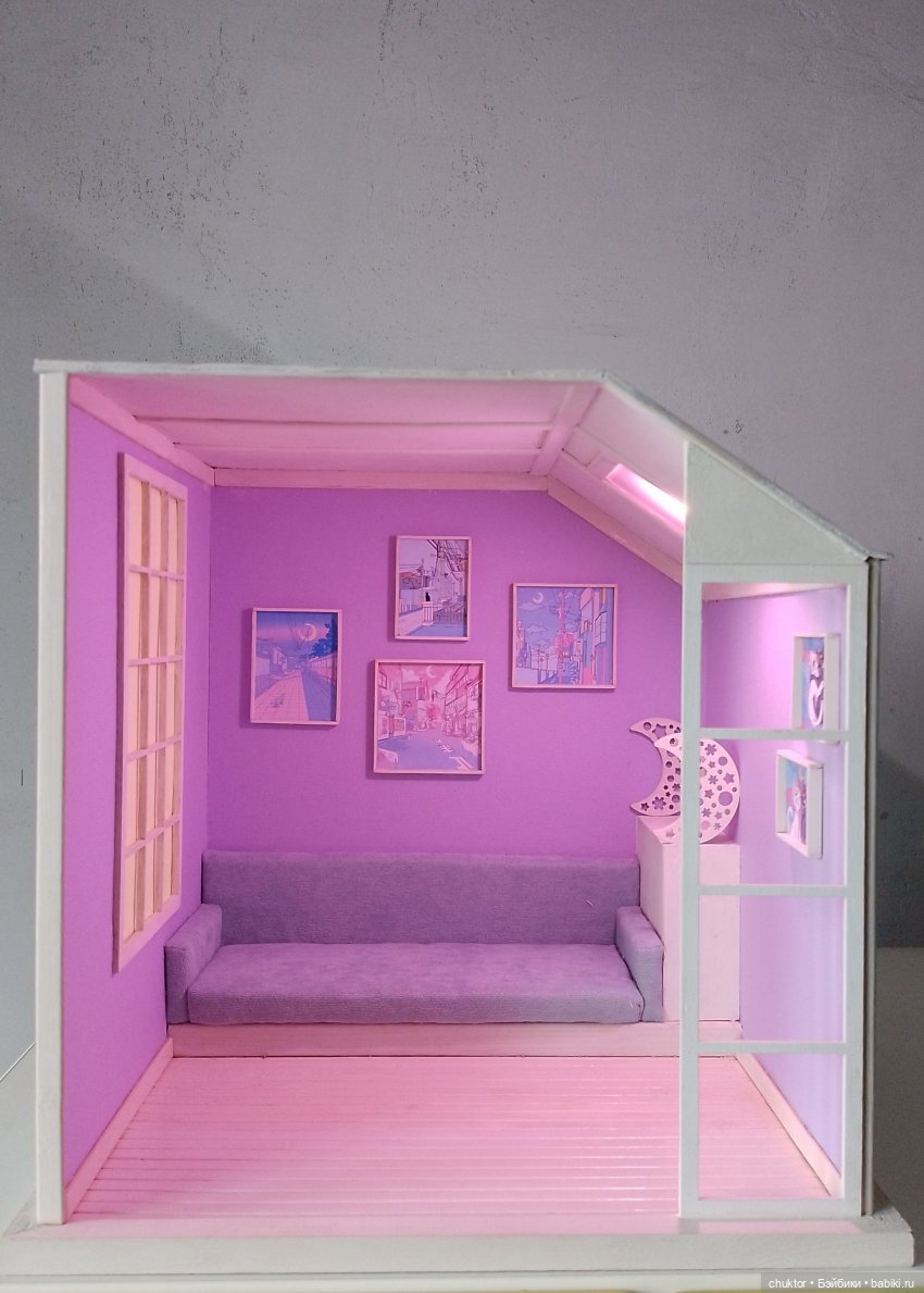 Во имя Луны и 8 bit — Румбоксы и кукольные интерьеры: фото