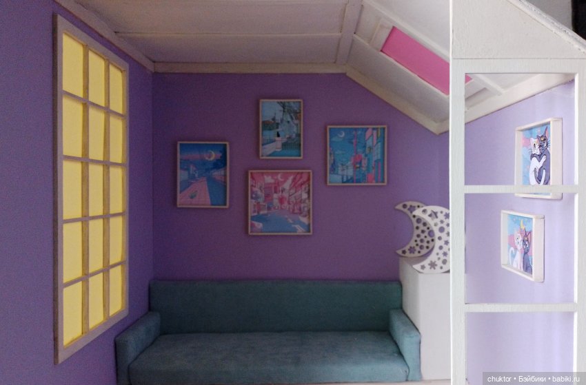 Во имя Луны и 8 bit — Румбоксы и кукольные интерьеры: фото