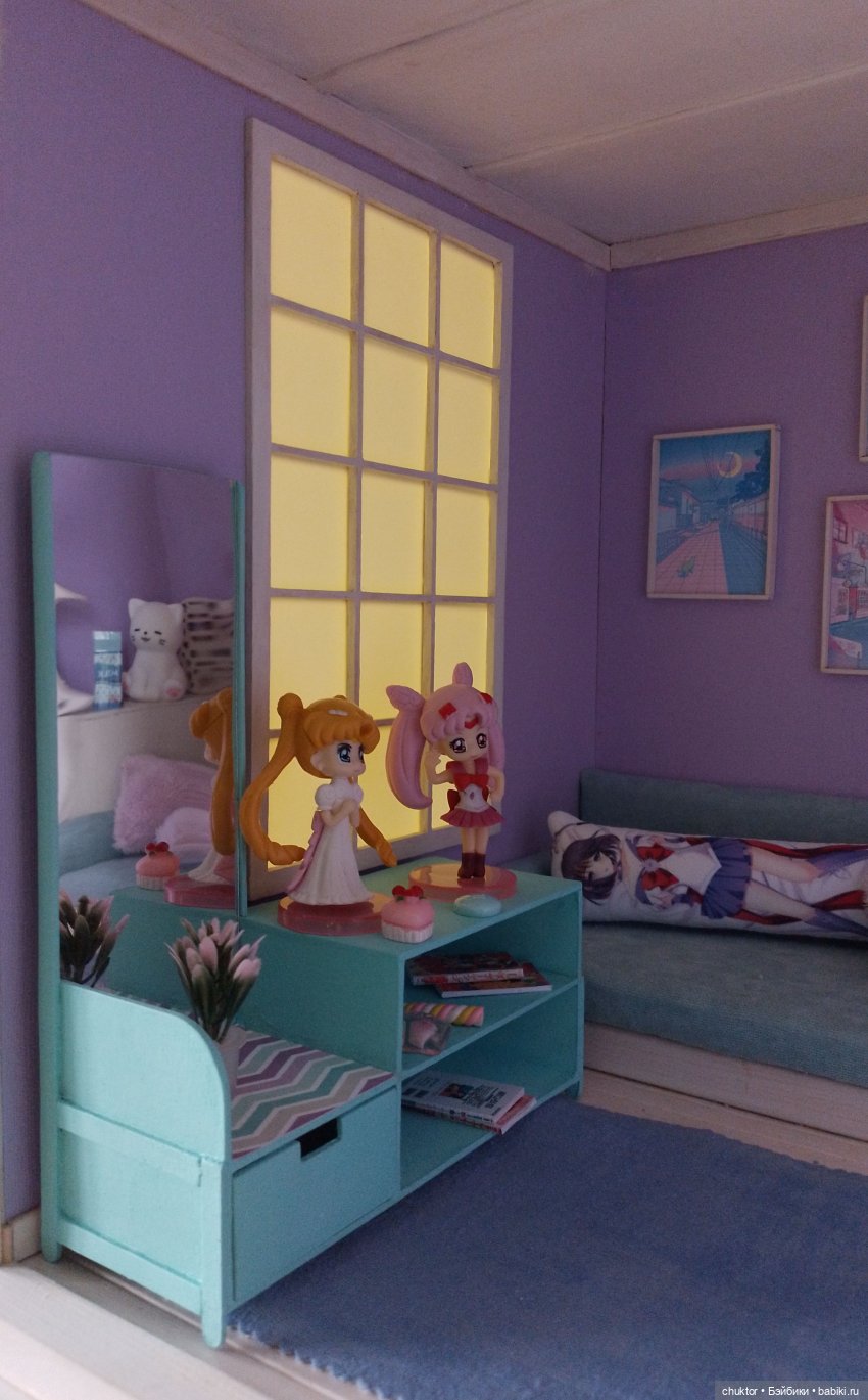 Во имя Луны и 8 bit — Румбоксы и кукольные интерьеры: фото