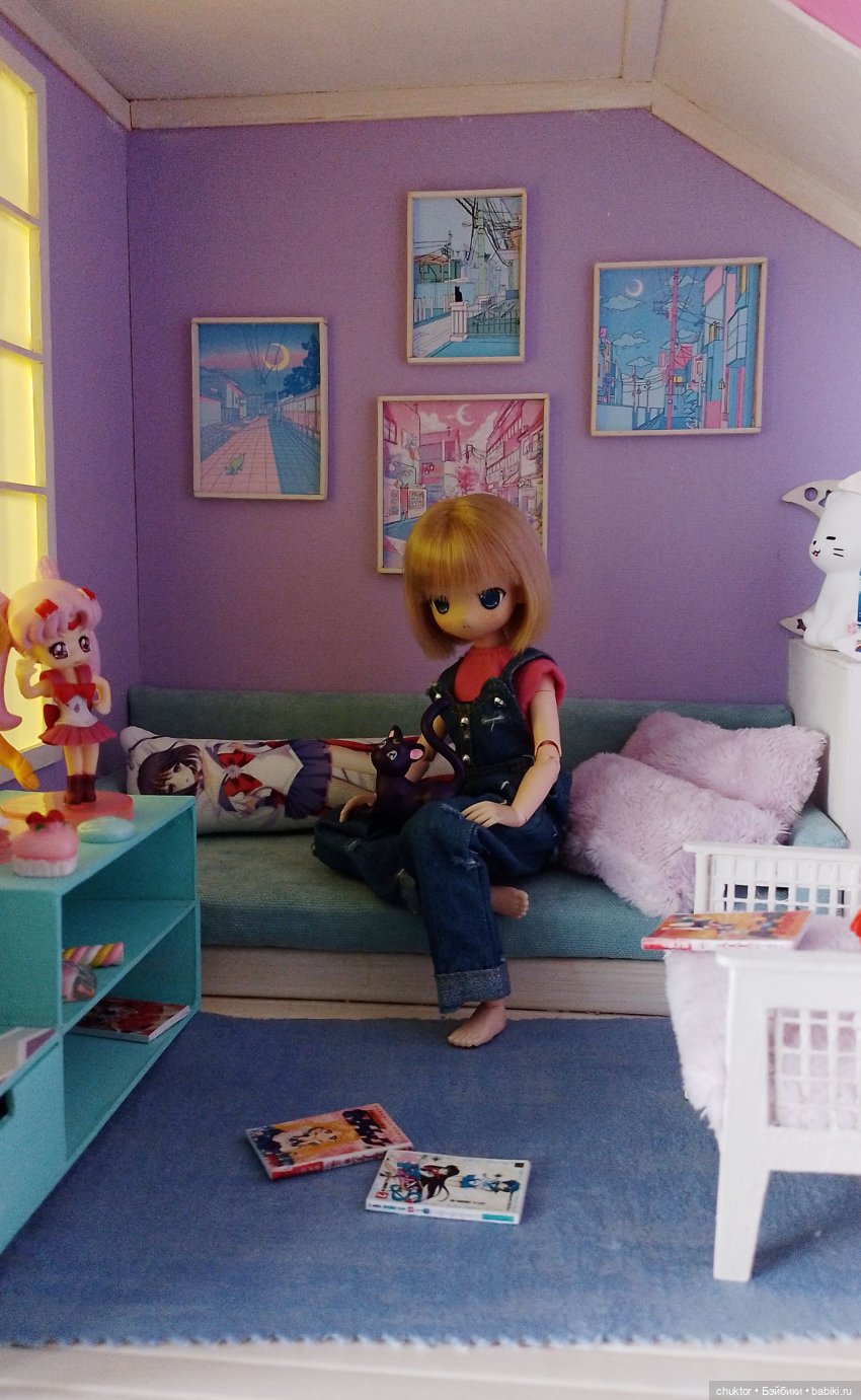 Во имя Луны и 8 bit — Румбоксы и кукольные интерьеры: фото