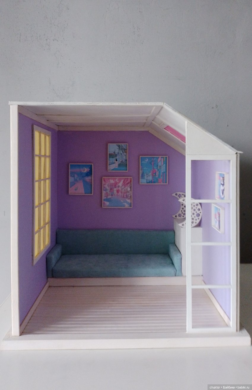 Во имя Луны и 8 bit — Румбоксы и кукольные интерьеры: фото